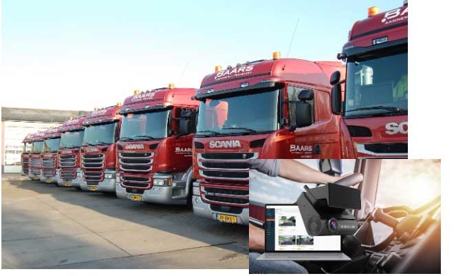 Baars Transport (Nieuwland) installeert camerasysteem Roadview