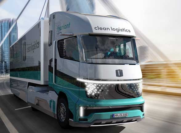 Clean Logistics Fyuriant — Truck met waterstofaandrijving