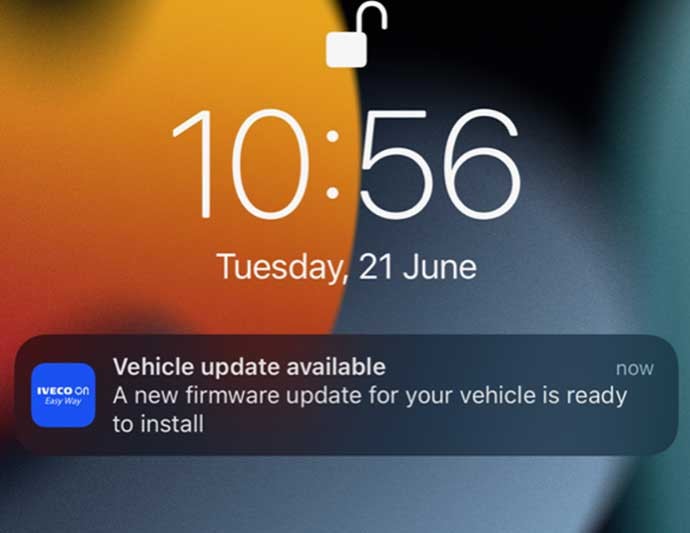 Nieuwe functies voor de Iveco ON Easy Way app voor chauffeurs