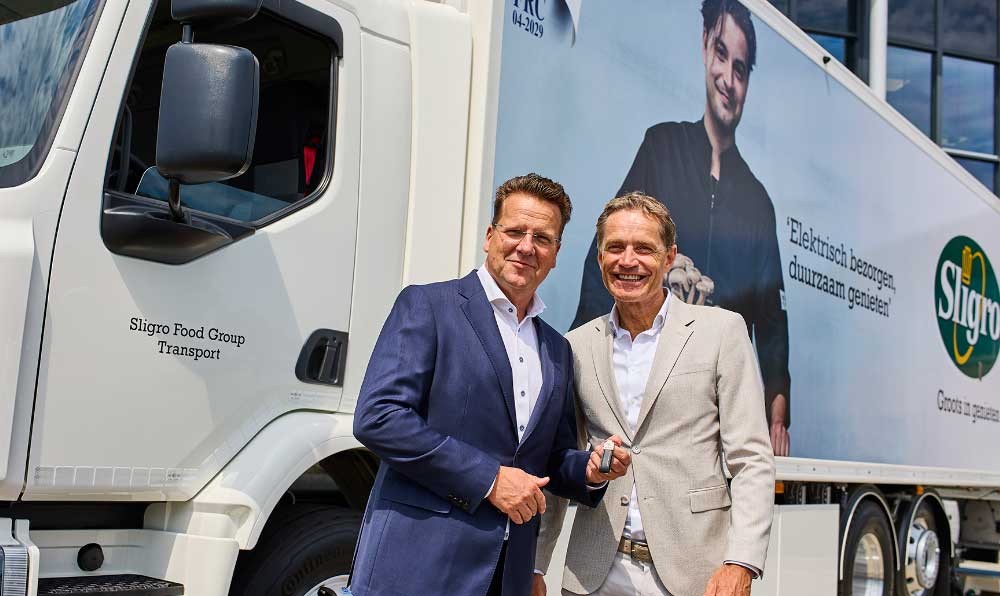 Sligro start eigen transportbedrijf met uitsluitend elektrische trucks