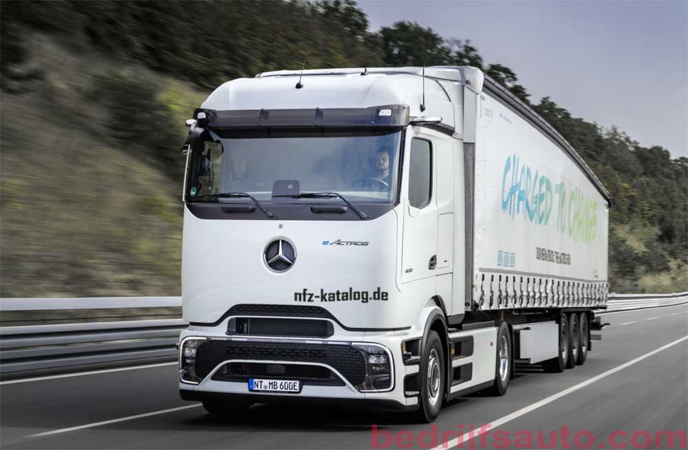 Mercedes-Benz eActros 600  4x2 trekker met elektrische aandrijving