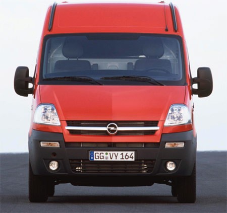Opel Movano L1H2 3,5t (3,3t) 2.5 CDTI 74kW / 88kW / 107kW