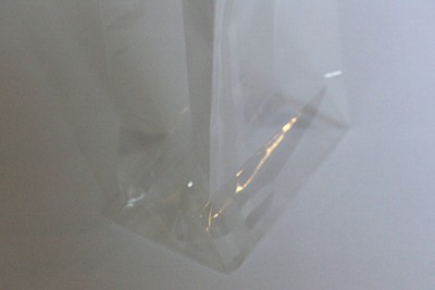 Elke Plastic Square bottom bag  with gusset  55x210 mm