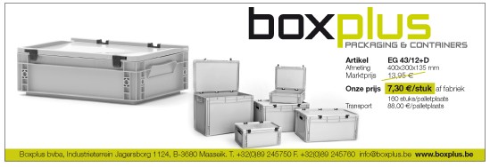 Boxplus Kunststof koffers