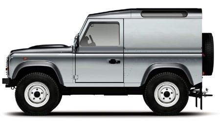 Land Rover Defender 90 Station Wagon Commercial