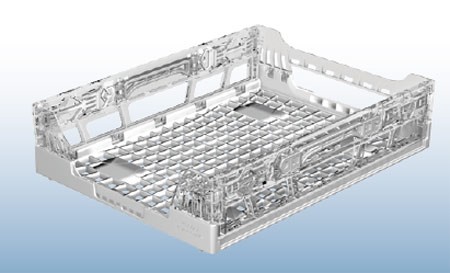 Polymer Logistics Crystal Clear 409AL transparante tray
