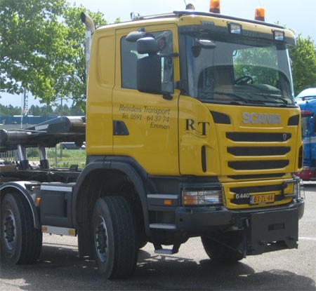Scania - VDL G440 B 8x8 Container-afzetinstallatie