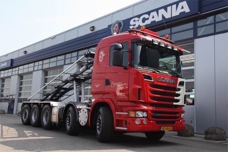 Scania - HTS R730 B 10x4*6 Chassis met containerafzetsysteem