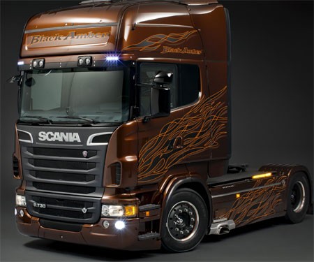 Scania R730 LA4x2MNA Black Amber Limited Edition