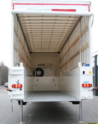 Broshuis 3 APS 45 trailer voor heftruckvervoer