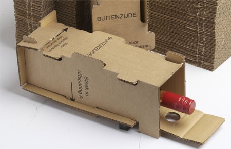 Topa Verpakking Verzenddozen voor wijnflessen