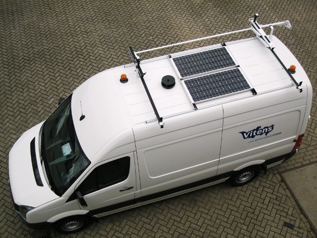Speciale voertuigen Retrofit zonnepanelen voor bedrijfswagens
