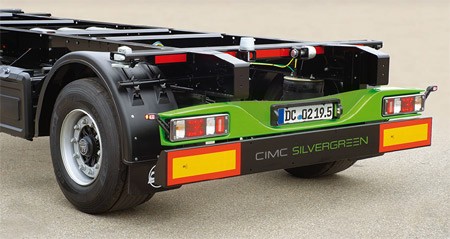CIMC Silvergreen DC02 Wissellaadbakken aanhangwagen 22,5 inch