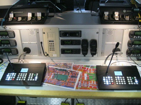 Audio matrix commando voertuigen Bedieningsunit portofoons