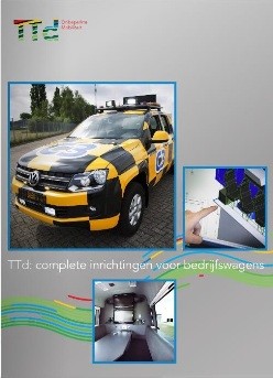 TTd nieuwe productfolders Bepantsering / airport vehicles / inrichtingen