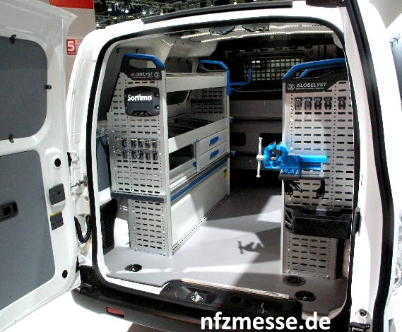 Sortimo Globelyst laadruimte-inrichting voor Nissan NV200