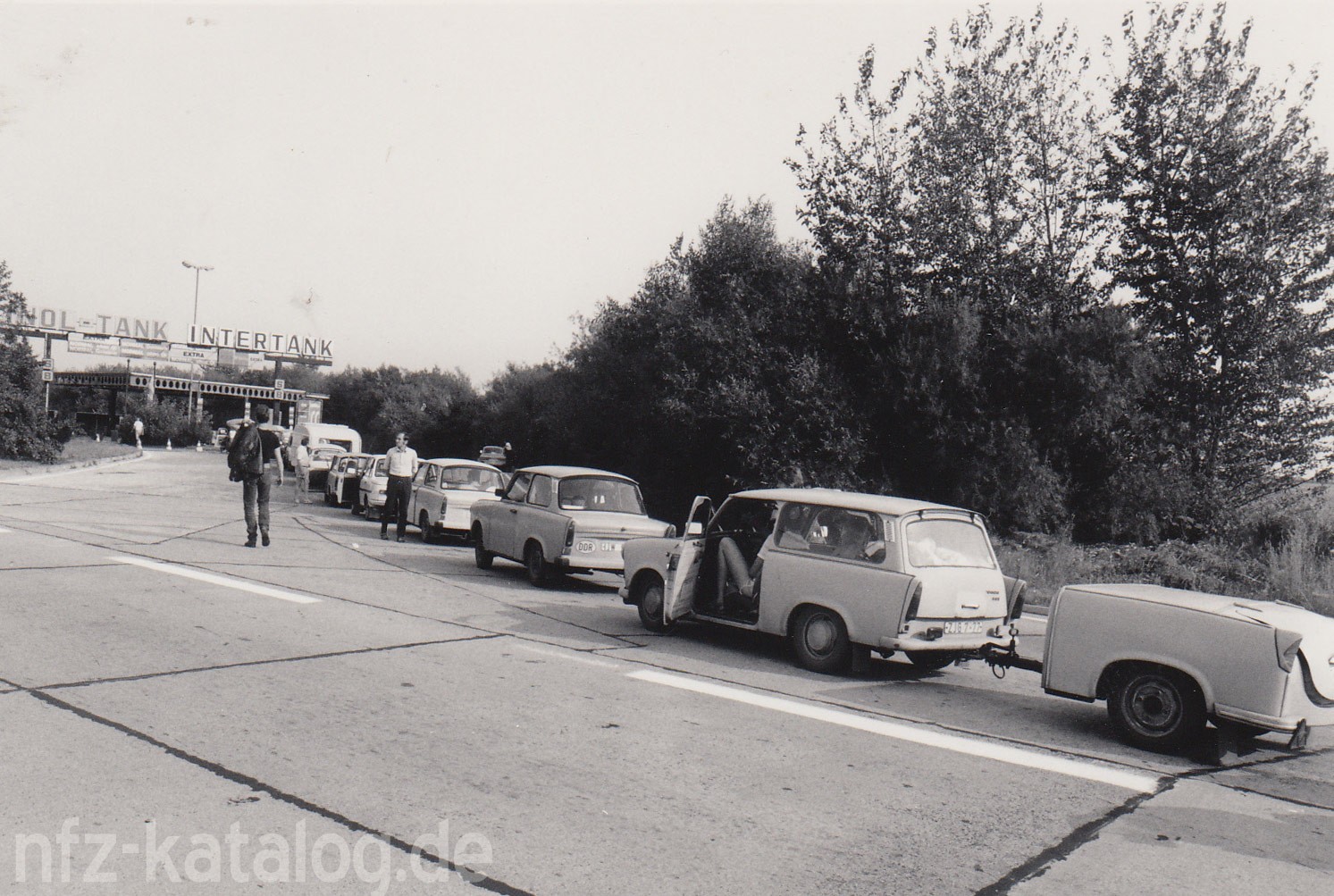 Autobahnraststtte, DDR, 1989